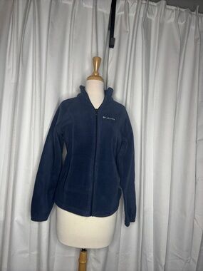 Columbia Navy Blue Full-Zip Women's Fleece Jacket